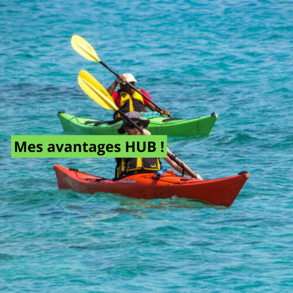 Image Canoë Kayak Simple (1H) - Avantages HUB