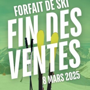 Image FIN DE VENTE DES FORFAITS SKI